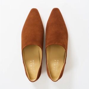 Jamie Haller Brown Suede Mule